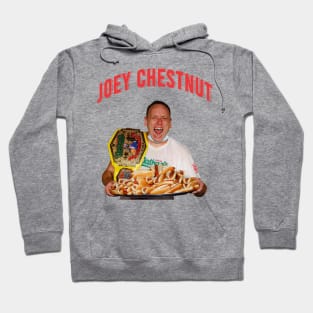 the king of hot dog joey chestnut Hoodie